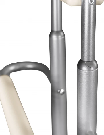 Вешалка костюмная ГАЛАНТ 333 металлик/слоновая кость Mebelik арт.008995