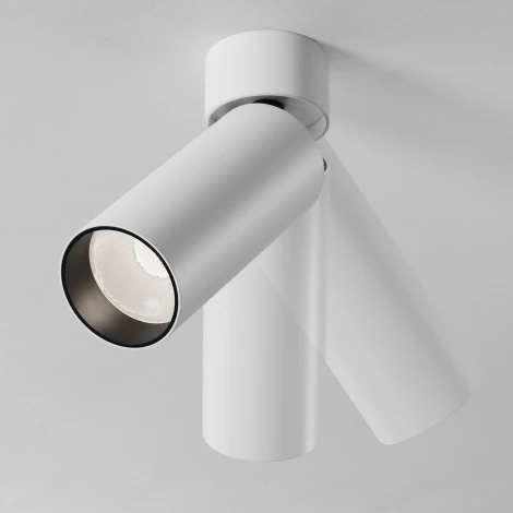 Спот Maytoni Focus Led C055CL-L12W4K-SS-W