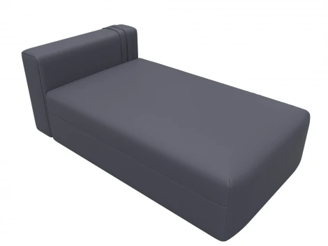 Модуль канапе Лига-060 НПБ (ЛДСП,Брус,Фанера/Пластик/Экокожа/Серый) Лига Диванов 130079