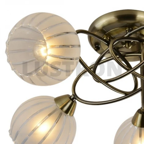 Потолочная люстра IDLamp Donetella 230/5PF-Oldbronze