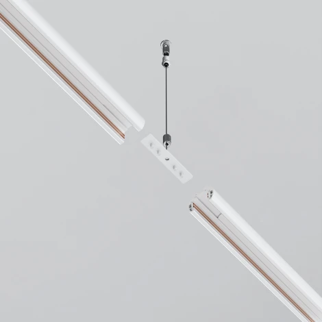 Коннектор прямой для круглого магнитного шинопровода Exility Maytoni Accessories for tracks Exility TRAM034CI-R-41W