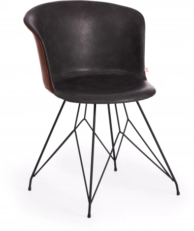 Стул KRANZ (mod. 9322М) экокожа / пластик , 53 х 55 45 76,5, Grey (Cерый) 7 Brown (Коричневый) 9 черный Tetchair 15513