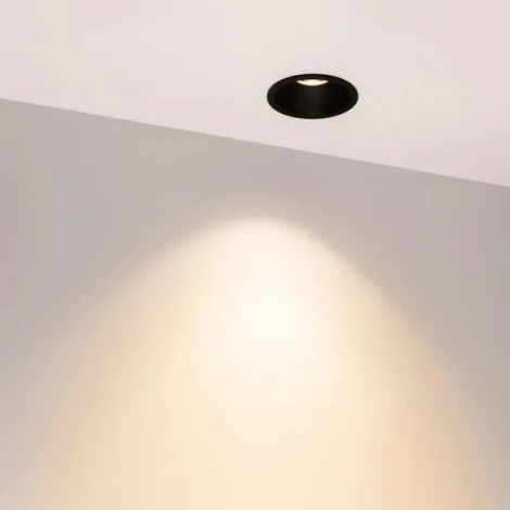 Встраиваемый точечный светильник MS-HARBOR-R82-10W Warm2700 (BK, 24 deg, 230V) (Arlight, IP20 Металл) 054480 (LED)