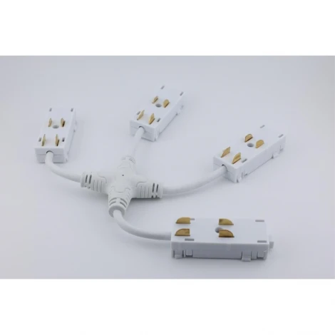 Трековый коннектор питания Х-образный Aployt Magnetic track 220 APL.0280.10.05