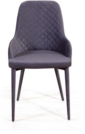 Стул Douglas ромб, бархат серый 27 Top Concept (21439)