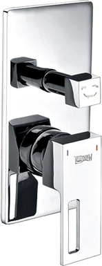 Смеситель Wasserkraft Alme 1541 С ВНУТРЕННЕЙ ЧАСТЬЮ, для ванны и душа