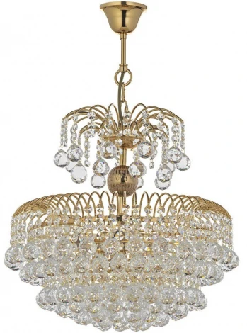 Подвесная люстра Arti Lampadari Pompei E 1.5.40.100 G (220V, хрусталь, на цепи)