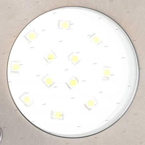 Светильник тротуарный светодиодный Horoz Safir, 1 лампа, белый с никелем и прозрачным