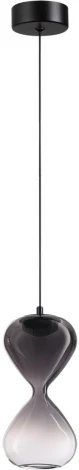 Подвесной светильник Odeon Light Glessi 5092/4LA черный/дымчатый градиент/прозрачн./металл/стекло LED 4W 4000K (220V, на проводе)
