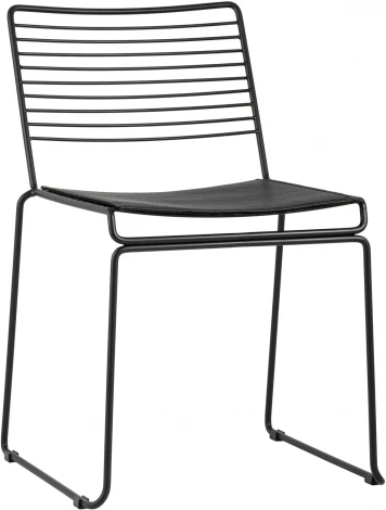 Стул обеденный Danny черный с черной подушкой УТ000004223