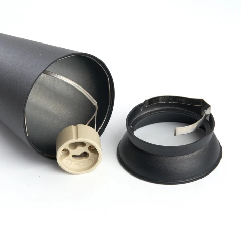 Подвесной светильник Feron ML1838 Barrel BELL levitation 48421 MR16 35W черный (220V, на проводе, круглые)