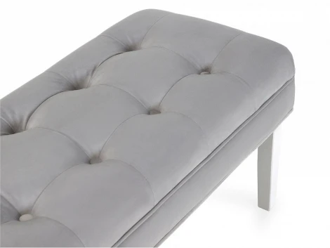 Банкетка Adel ОГОГО 825572 (серый, белый)