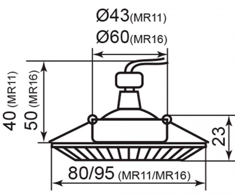 Встраиваемый точечный светильник Feron 19739 (12V)