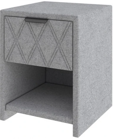 PROxSON Тумба Side (Ткань: Жаккард Tesla Стальной) 44x45
