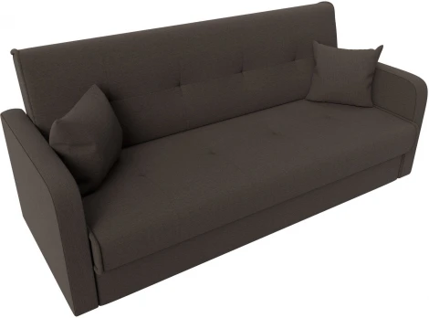 Диван-книжка Надежда (Коричневый/Рогожка) Лига Диванов арт.121128