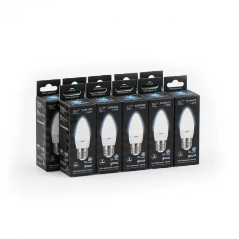 Лампочка светодиодная E27 6,5 Вт 640 lm 4100K нейтральное свечение Gauss 103102207