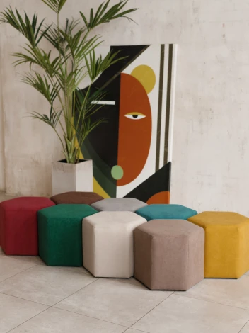 Пуф Dreambag Сота Велюр Светло-Бежевый 13805