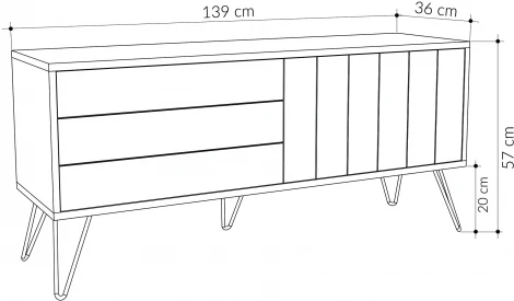 ТВ тумба LEVE PICADILLY TV STAND