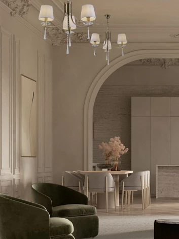 Подвесная люстра PL1N P7498-3 AB 000025271 Мелодия Света