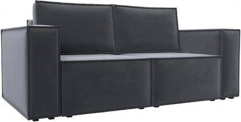 Диван прямой Куба мини (Серый/Велюр) Лига Диванов арт.121875