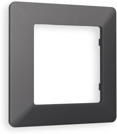 Рамка Ambrella Volt ALFA Line (Антрацит серый) 1-ая AF110651