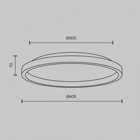 Потолочный светильник круглый Maytoni Orign MOD311CL-L27B3K (LED, 220V, круглые)