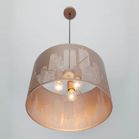 Подвесной светильник Eurosvet City 50066/3 золотой