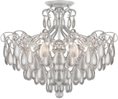 Потолочная люстра на штанге AM Group MONICA MONICA PL4 SILVER (220V)