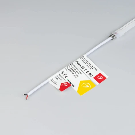 Светодиодная лента герметичная HALO-SIDE-A168-6x13mm 24V Yellow (10 W/m, IP67, 2835, 5m) (Arlight, Силикон) 063634