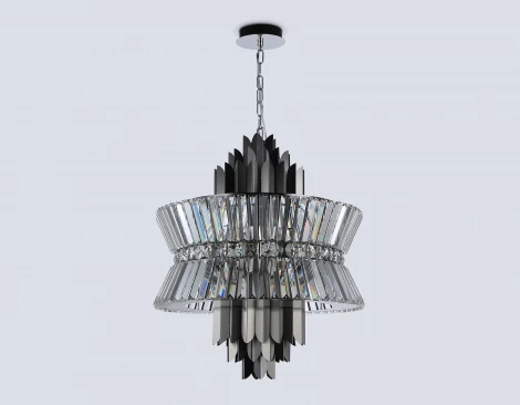 Подвесная люстра с хрусталем Ambrella High Light LH41020 (220V, на цепи)