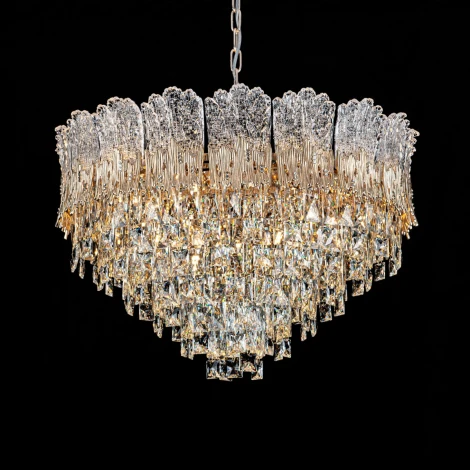 Подвесная люстра хрустальная Modelux MODELUX ML.9507.600 GD