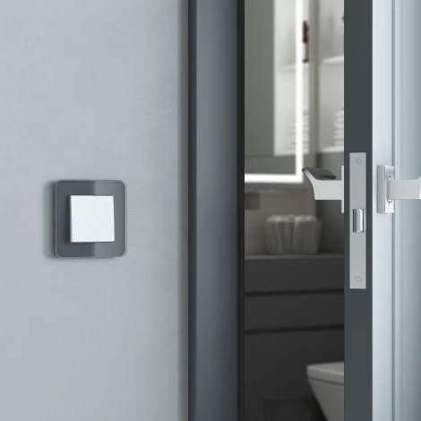 Выключатель одноклавишный проходной (белый матовый) Werkel W1112061 (a059269)