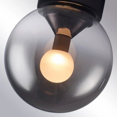 Настенный светильник iLedex Aura 8615W-1S BK-SM (220V, шар)