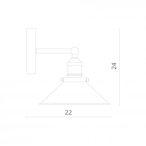 Бра Divinare Delta 2003/02 AP-1