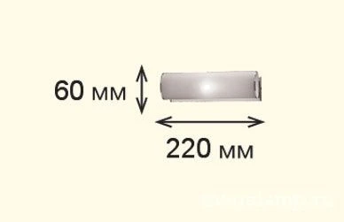 Настенный светильник линейный Odeon Light Tube 2028/1W