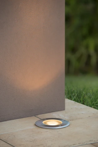 Встраиваемый светильник уличный Lucide Biltin 11801/01/12 (220V, круглые, IP67)