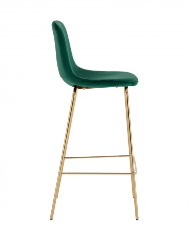 Стул барный Stool Group Валенсия SN велюр зеленый золотые ножки УТ000036446