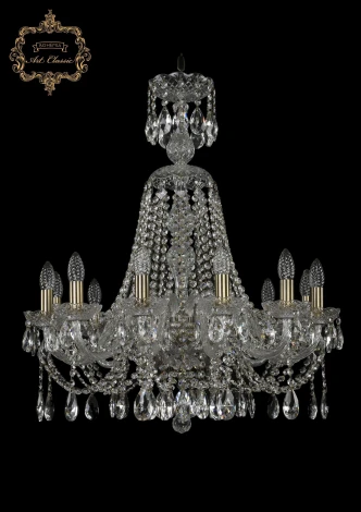 Подвесная люстра Art Classic 11.12 11.12.12.240.XL-78.Br.Sp (220V, хрусталь, на цепи, подсвечник, свеча)
