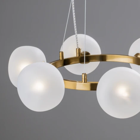 Подвесной светильник Freya Donuts FR5444PL-06BS (220V, на тросе, круглые)