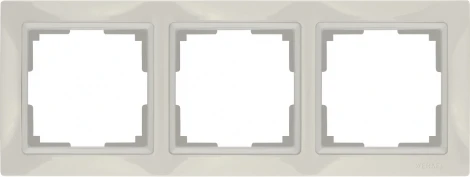 Рамка на 3 поста Snabb basic (слоновая кость) Werkel W0032003 (a051296)