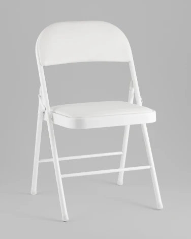 Стул складной GJ-22 белый иск.кожа Stool Group УТ000042553