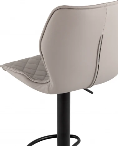 Стул барный Dome экокожа серый 2 шт Stool Group арт.УТ000039936