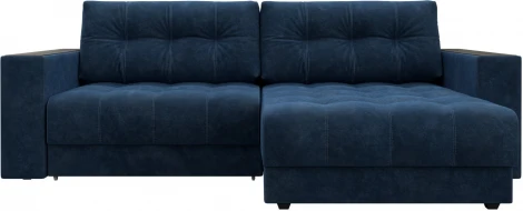 Диван угловой с декором Лига-049 НПБ Лига Диванов (Велюр) арт.128464