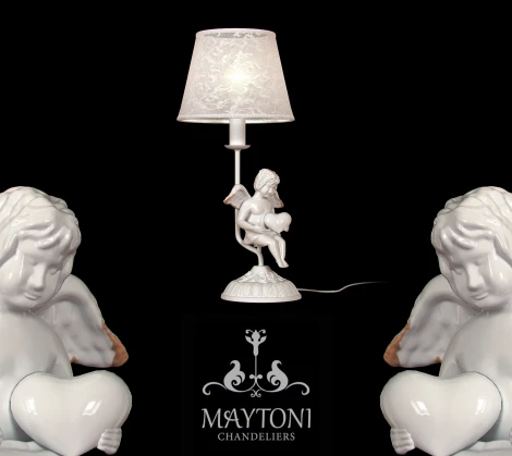 Интерьерная настольная лампа Maytoni Elegant 44 ARM392-11-W