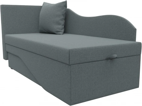 Кушетка Гармония левая (Серый/Рогожка) Лига Диванов арт.125839L