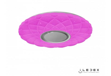 Потолочный светильник RGB круглый iLedex Sphere ZN-XU48XD-GSR-YK (220V, пульт управления, управление смартфоном, круглые)