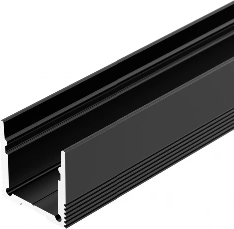 Профиль SL-SLIM20-H20-2000 BLACK (Arlight, Алюминий) 047632