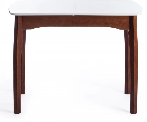 Стол CATERINA бук, мдф, 100+30x70x75, коричневый, белый Tetchair 15856