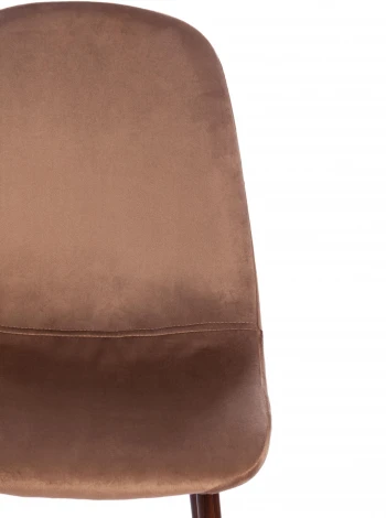 Стул BREEZE (mod. 4724) / 1 шт. в упаковке (Вельвет,Металл /Коричневый)