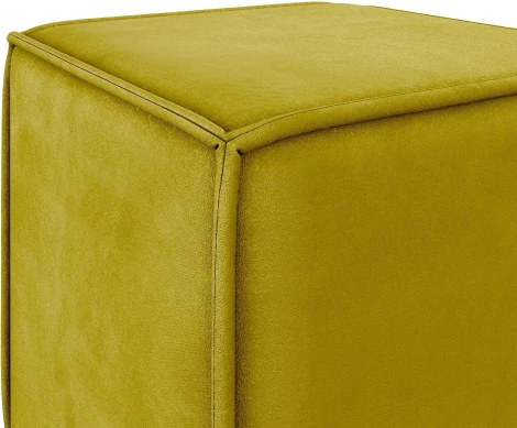 Маленькая радость Пуф квадратный горчичный D1 furniture арт.AAA41664004